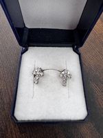 Silber Ohrstecker Kreuz