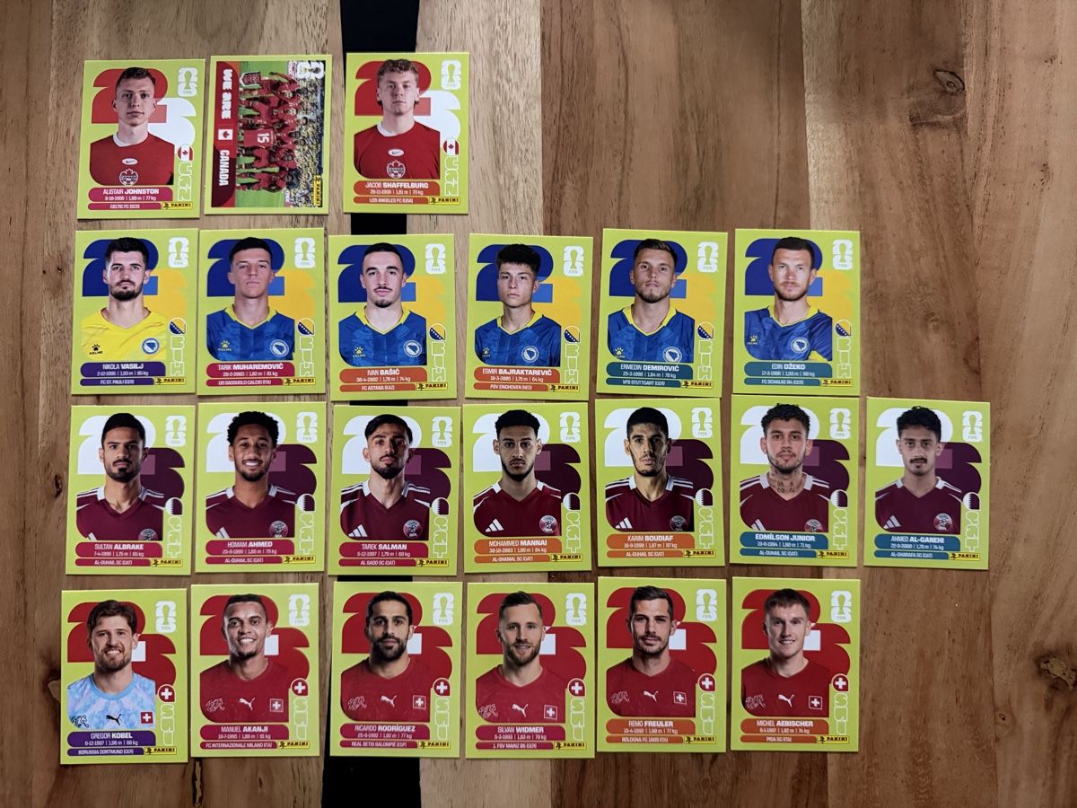 Panini Sammelbilder & Trading cards: Panini WM 2026 Gruppe B – Neu (gemäss Beschreibung) aus St. Gallen von wastmo