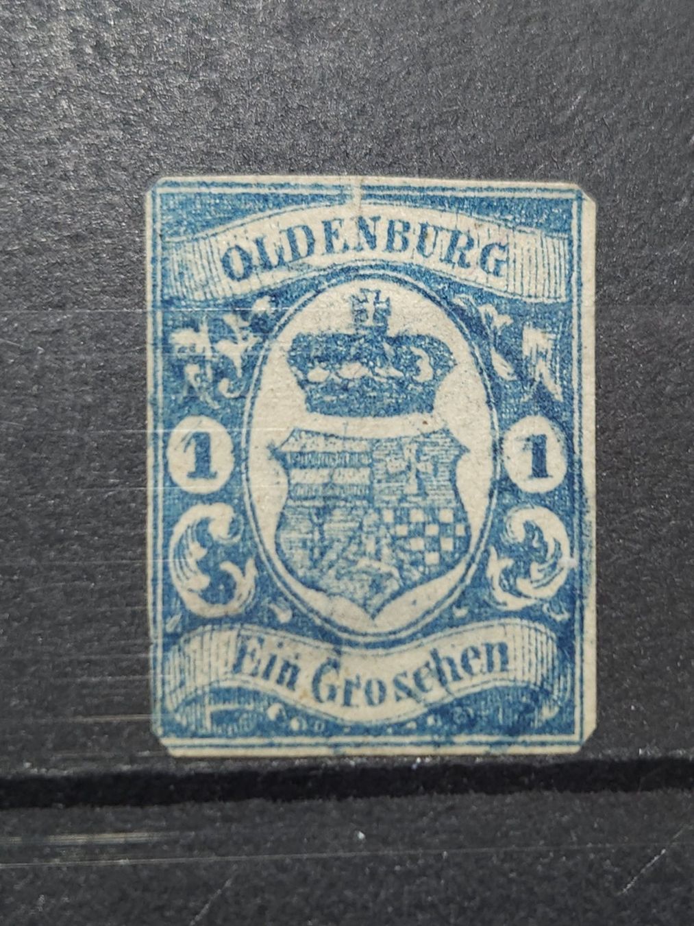 Tutti i francobolli: Oldenburg Mi-Nr. 12 gestempelt Helle Stelle – Usato da Kriens venduto da Nidfeld45