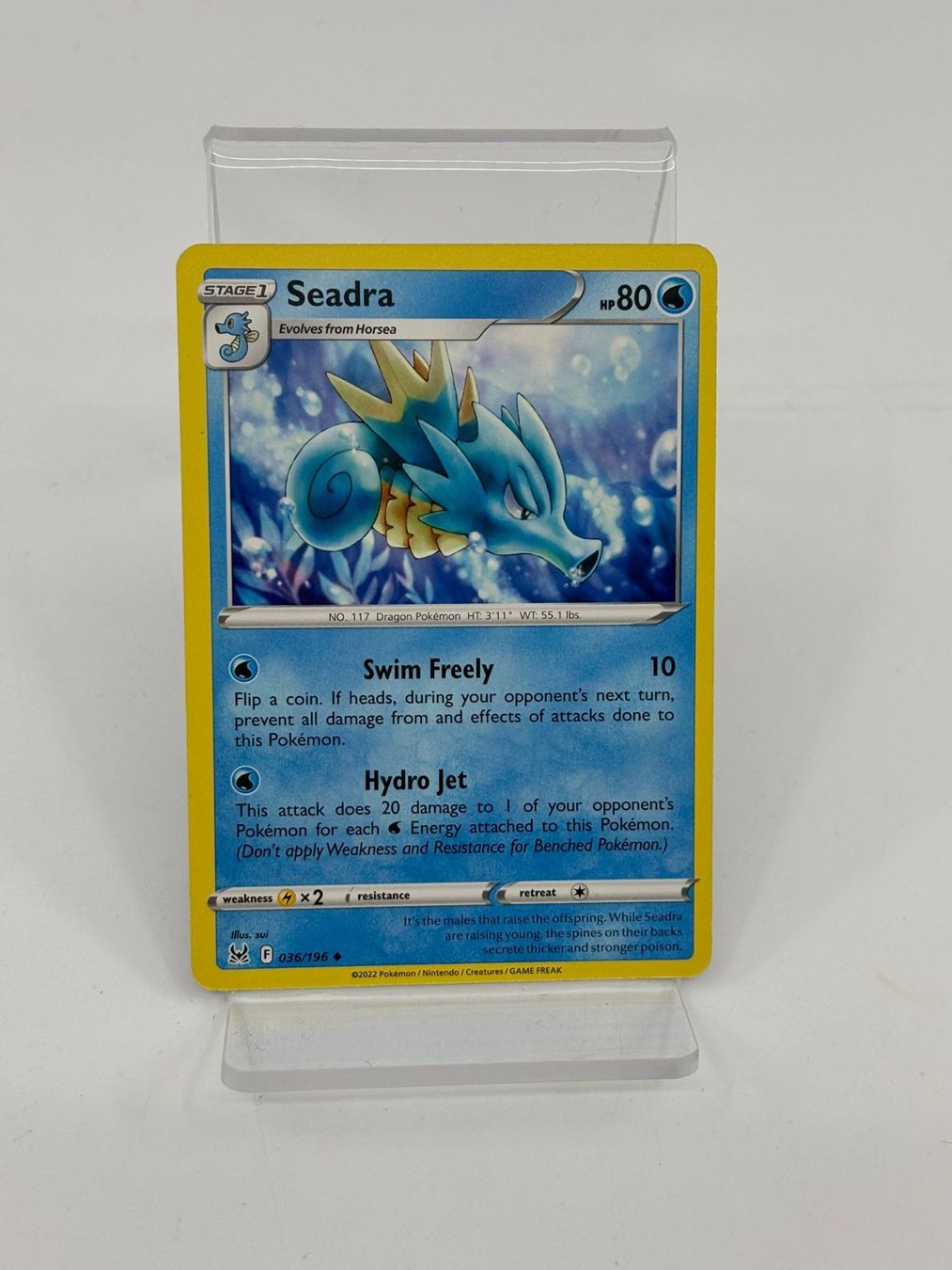 Pokémon Sammelbilder & Trading cards: Pokemon Seadra 036/196 – Gebraucht aus Herisau von Pokemon2026