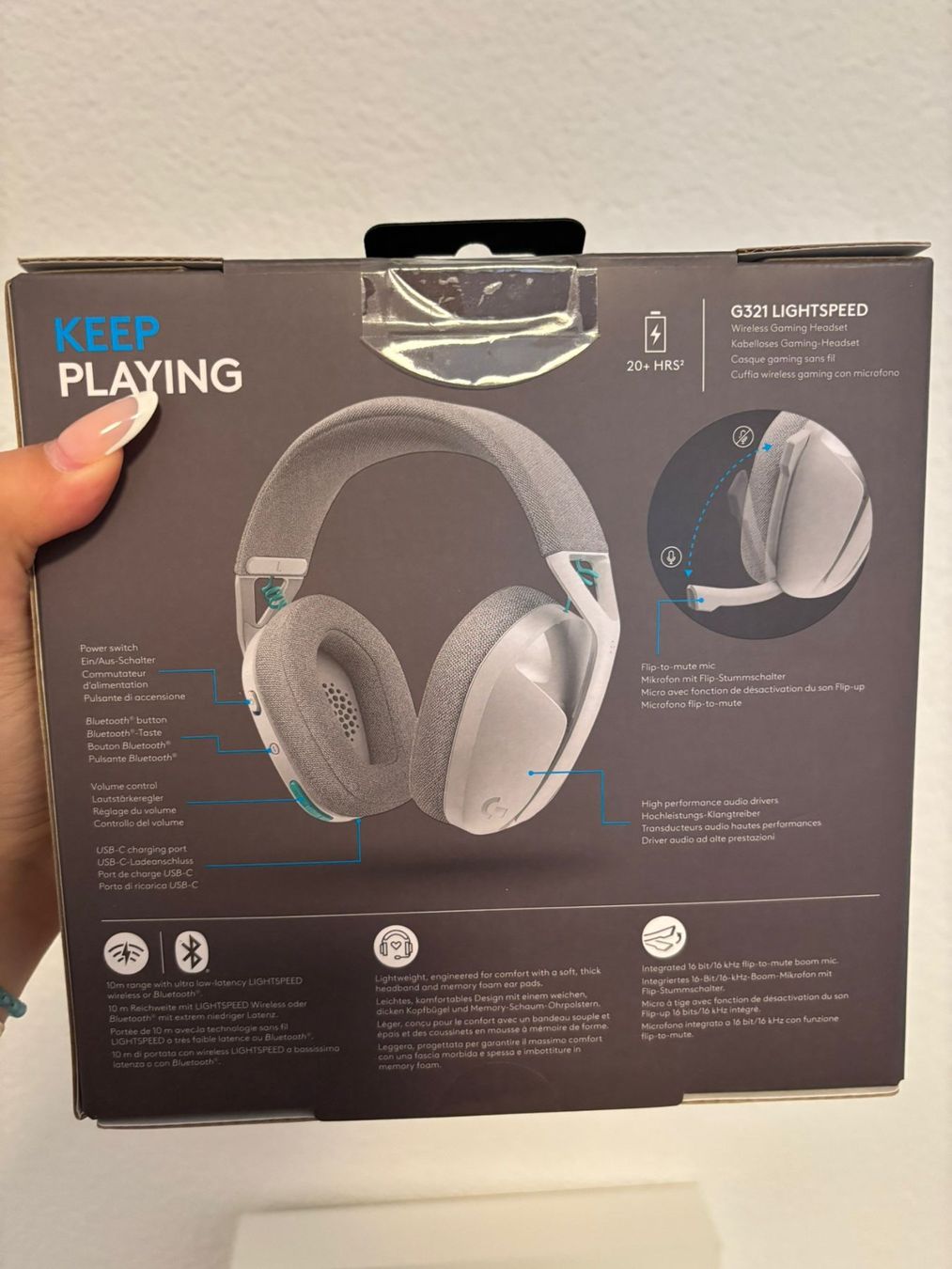 Logitech Cuffie: Logitech G321 Lightspeed Gaming Headset Kabellos – Nuovo e nell'imballaggio originale da Meisterschwanden venduto da Michaelgut 1