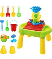 deAO 3-in-1-Tischspielset für Sand- und Wasseraktivitäten