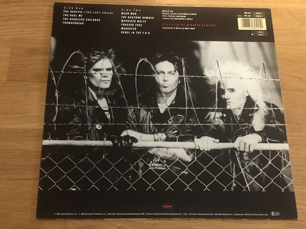 Dischi in vinile: WASP. 1989. The Headless Children – Usato da Faulensee venduto da Mizuno06 1
