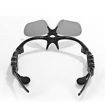 1 Stück Brille Transparent Glas mit Bluetooth Headset NEU