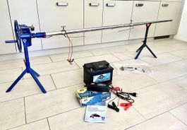 Spanferkelgrill, Batterie- / Handberieben, Top Zustand