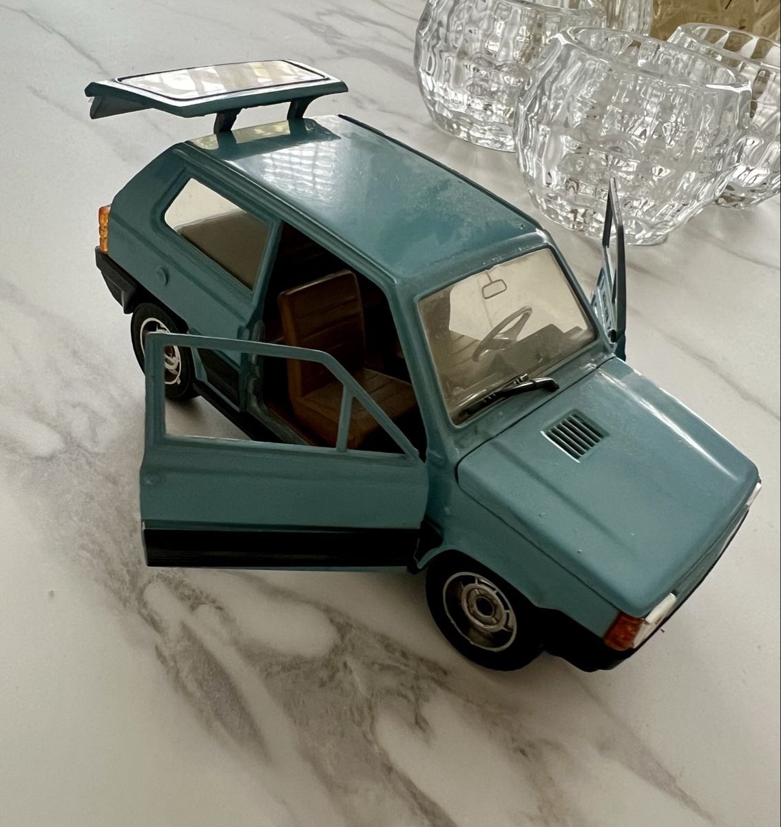 Fiat Modellautos: Fiat Panda 30 Modellauto 1:25 Mattel – Gebraucht aus Rapperswil SG von renegade14