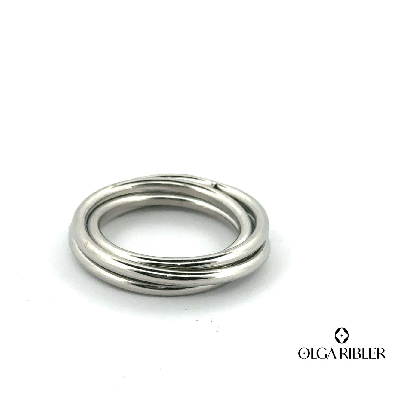 Olga Ribler Anelli: Edelstahl Wickel Ring Ringgrösse 58 – Nuovo (secondo la descrizione) da Luzern venduto da Schmuckoutlet 1