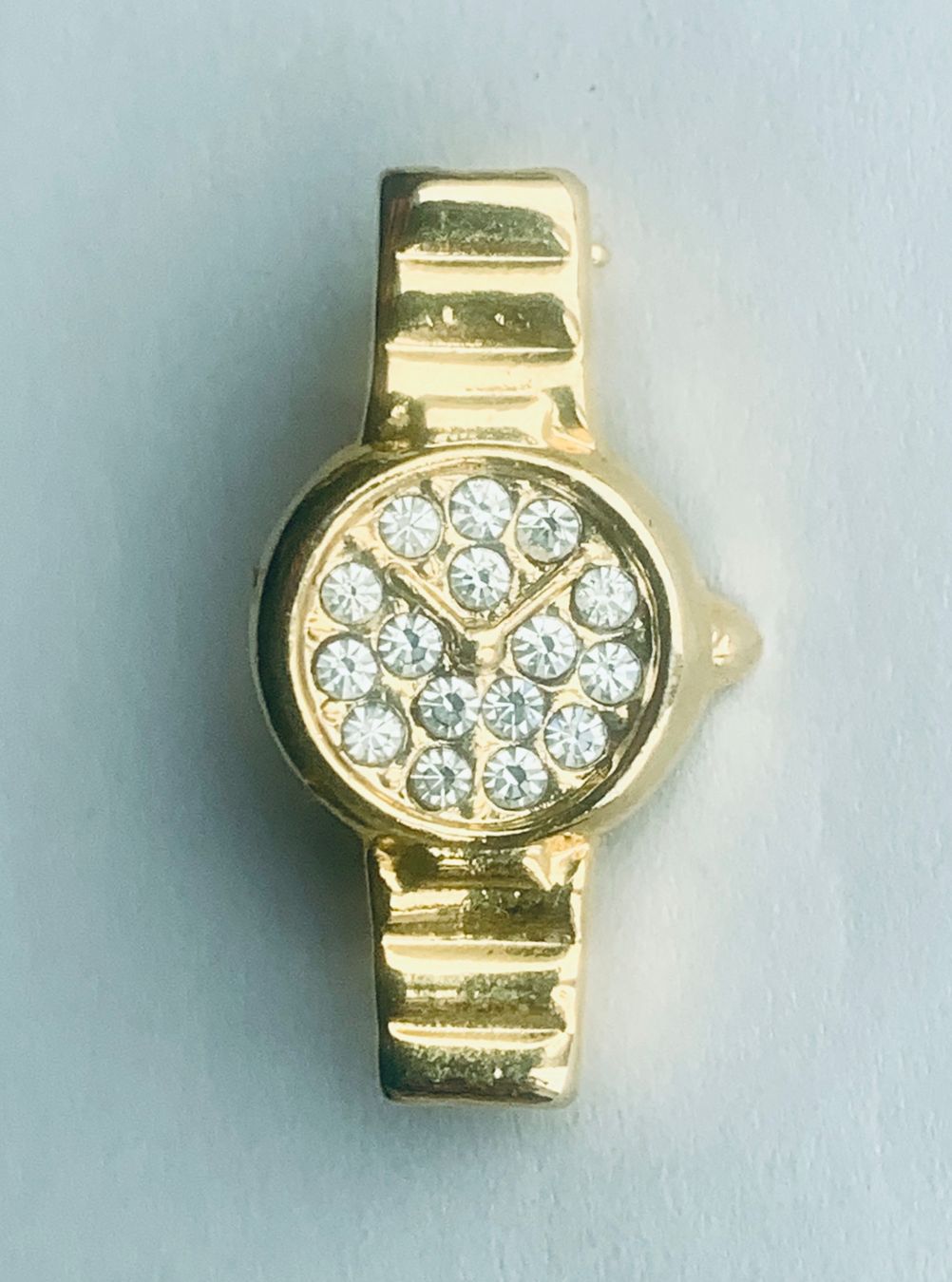 Spille & Fermagli: Vintage Brosche klassische Damen-Uhr, Strass – Usato da Bern venduto da Flora.Sonea