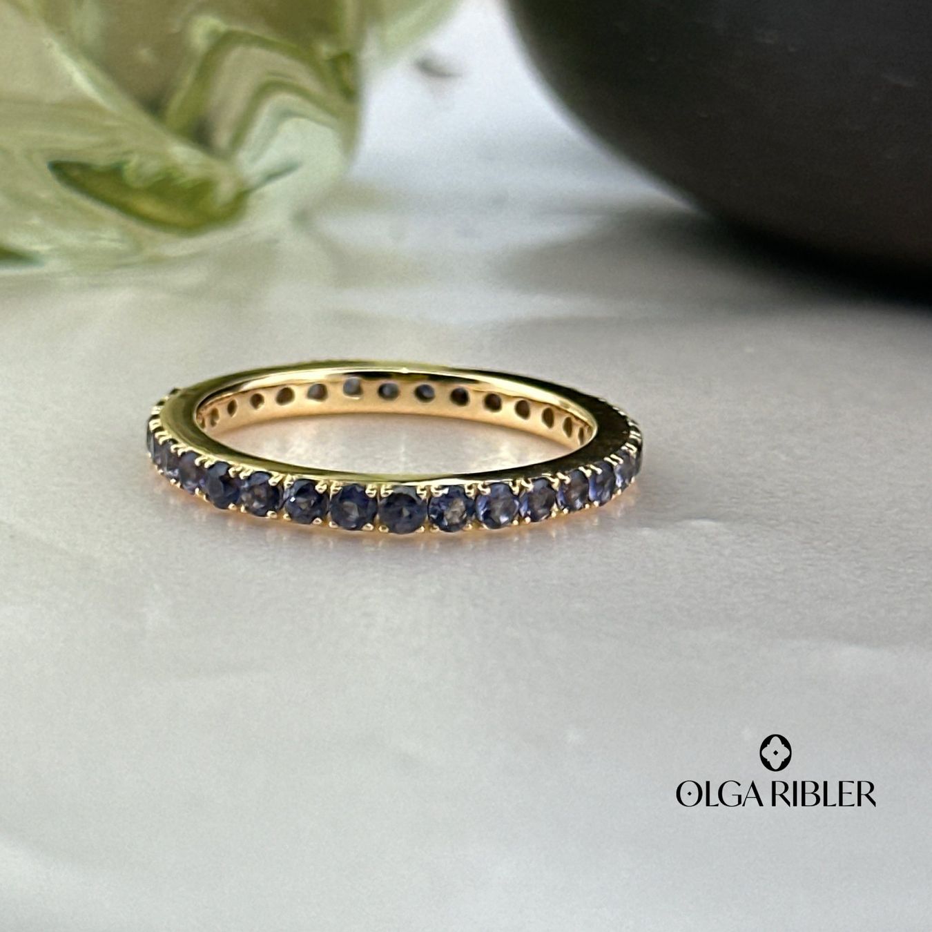 Olga Ribler Anelli: Memory Ring mit Iolith – Sterling Silber Gr 59 – Nuovo (secondo la descrizione) da Luzern venduto da Schmuckoutlet 3