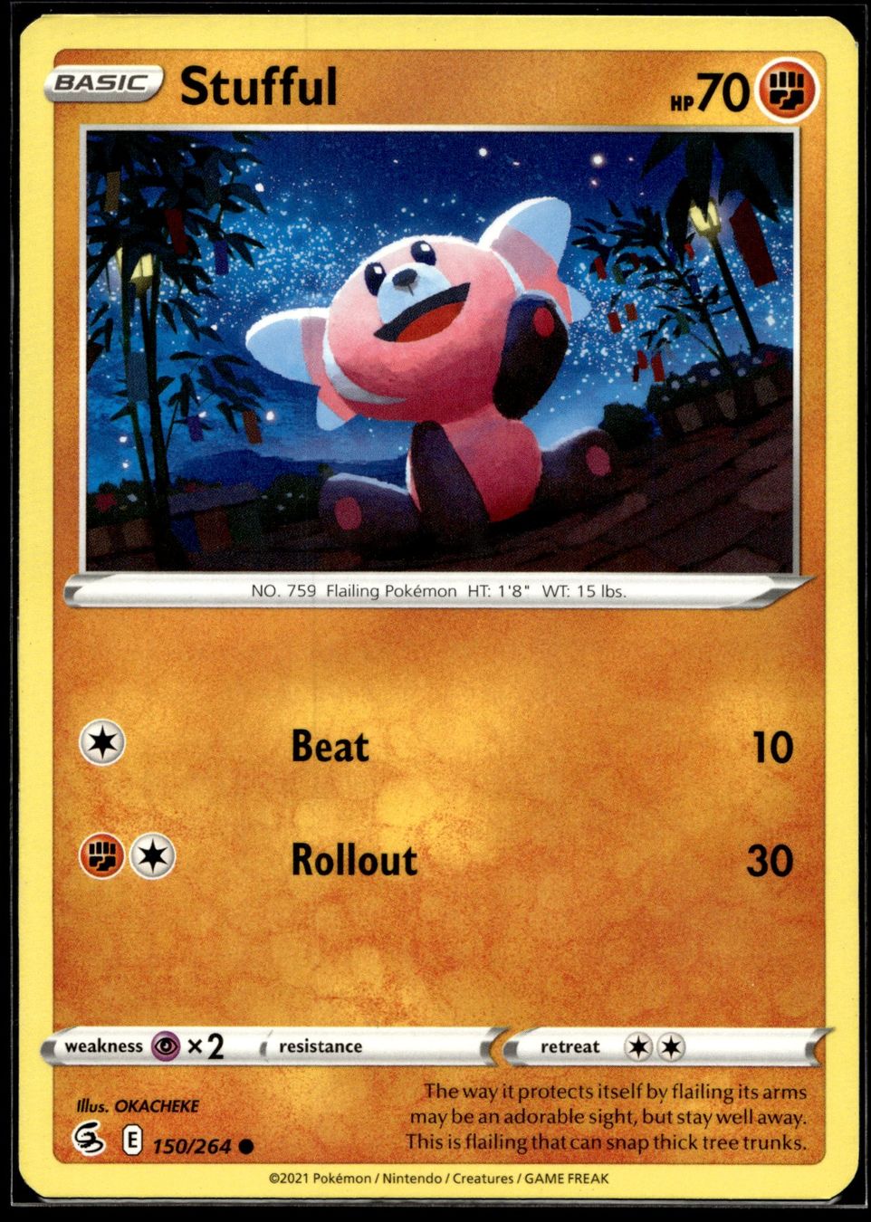 Pokémon Carte collezionabili: Stufful (FST EN 150/264) – Usato da Affoltern am Albis venduto da Chiesa_5