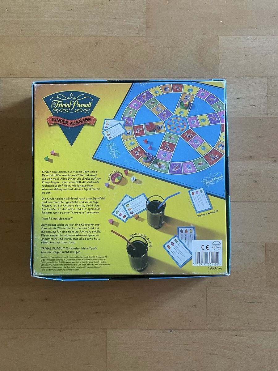 Parker Giochi: Trivial Pursuit Kinderausgabe – Usato da Himmelried venduto da Lucas1212 1