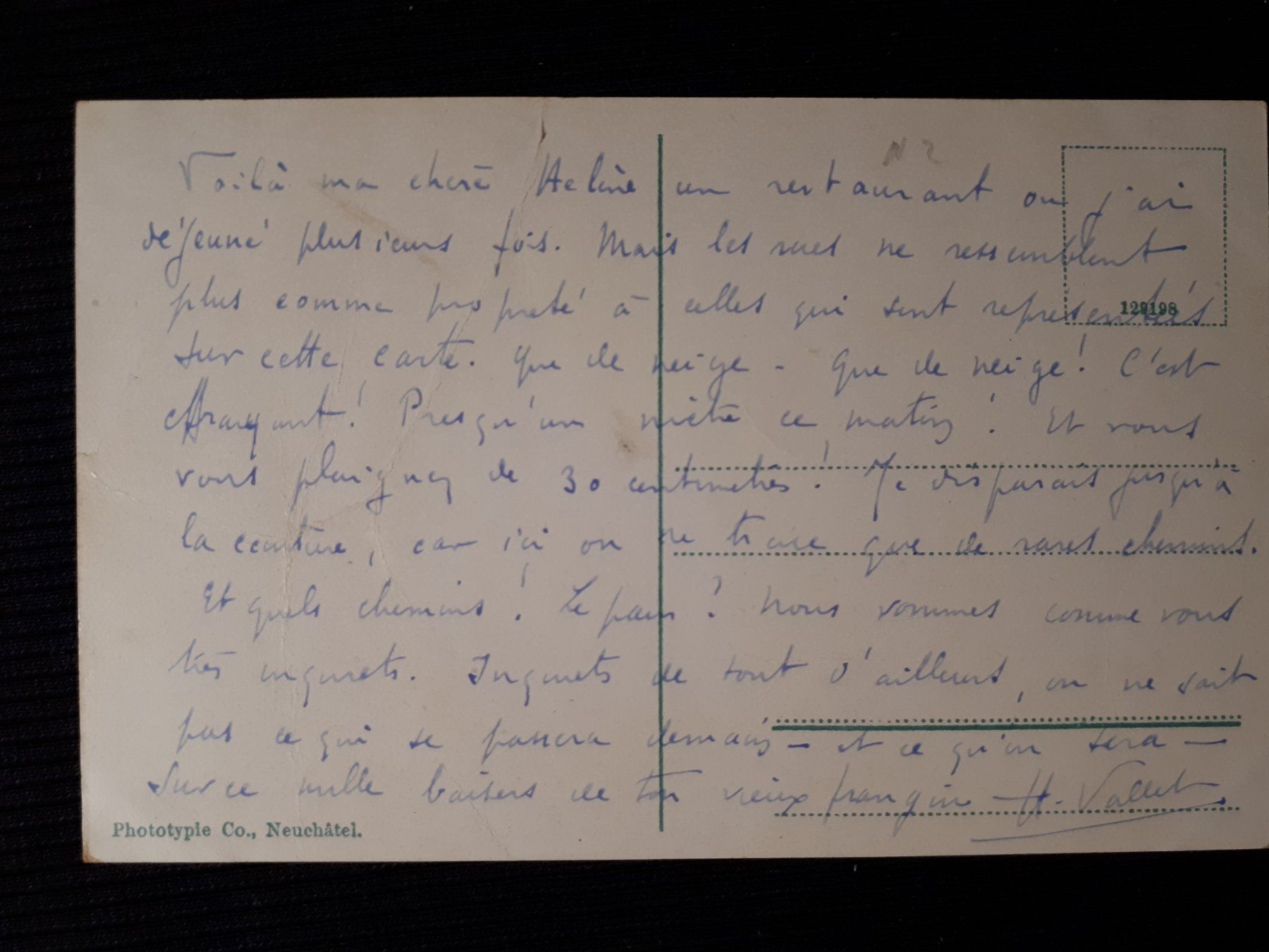 Cartes postales: VALLORBE - ANIMEE - AVEC PLIAGES – D'occasion à Ponto Valentino par giorgia06 1