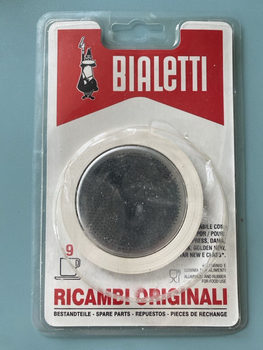 Bialetti Sanitari: Bialetti je 1Sieb & Dichtung / 9 Tassen – Nuovo e nell'imballaggio originale da Zürich venduto da echt01