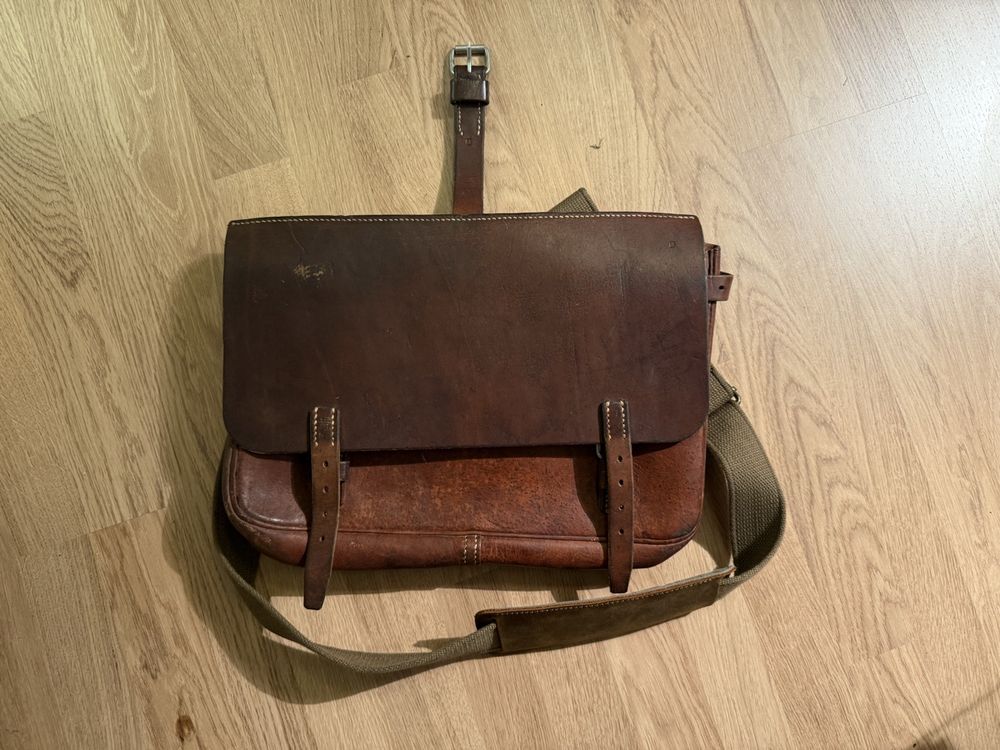 Alte Post-Tasche der Schweizer Echt Leder (Neu (gemäss - Main Image