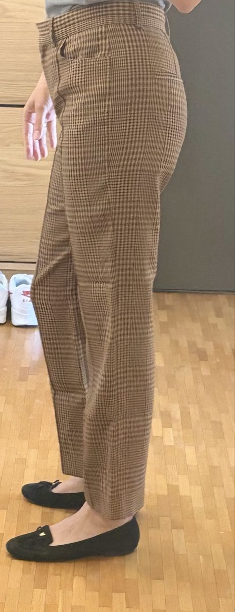 Maje Pantaloni: Plaid Trousers Brown/Black Size 36 – Usato da Zürich venduto da FStewart 1