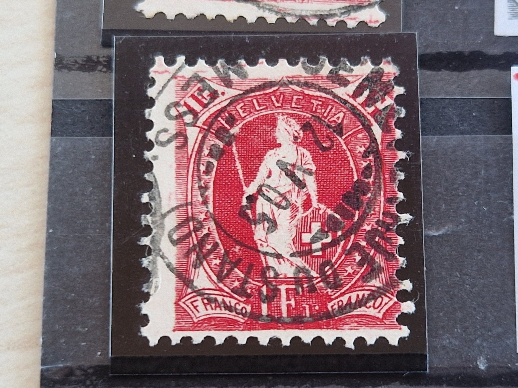Tutti i francobolli: Stehende 75D, verschiedene Plattenfehler, ab 1.- – Usato da Burgdorf venduto da Glossy01 3
