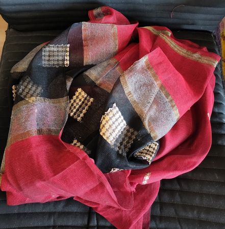 Langer Foulard aus Pakistan (Ethnic), neu, tolle Farben!