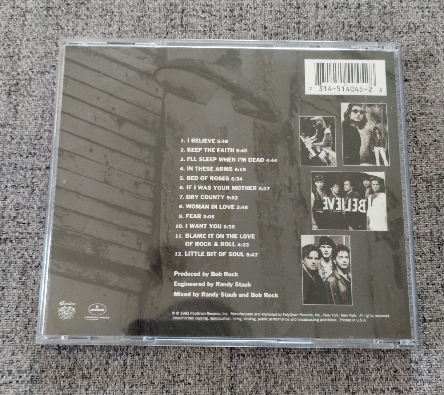CD: Bon Jovi " Keep the Faith" – Usato da Lausanne venduto da Martinucci 1