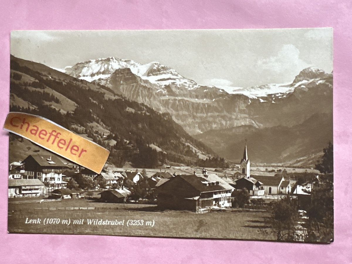 Cartes postales: 1921 Lenk mit Wildstrubel – D'occasion à Zürich par Chaeffeler