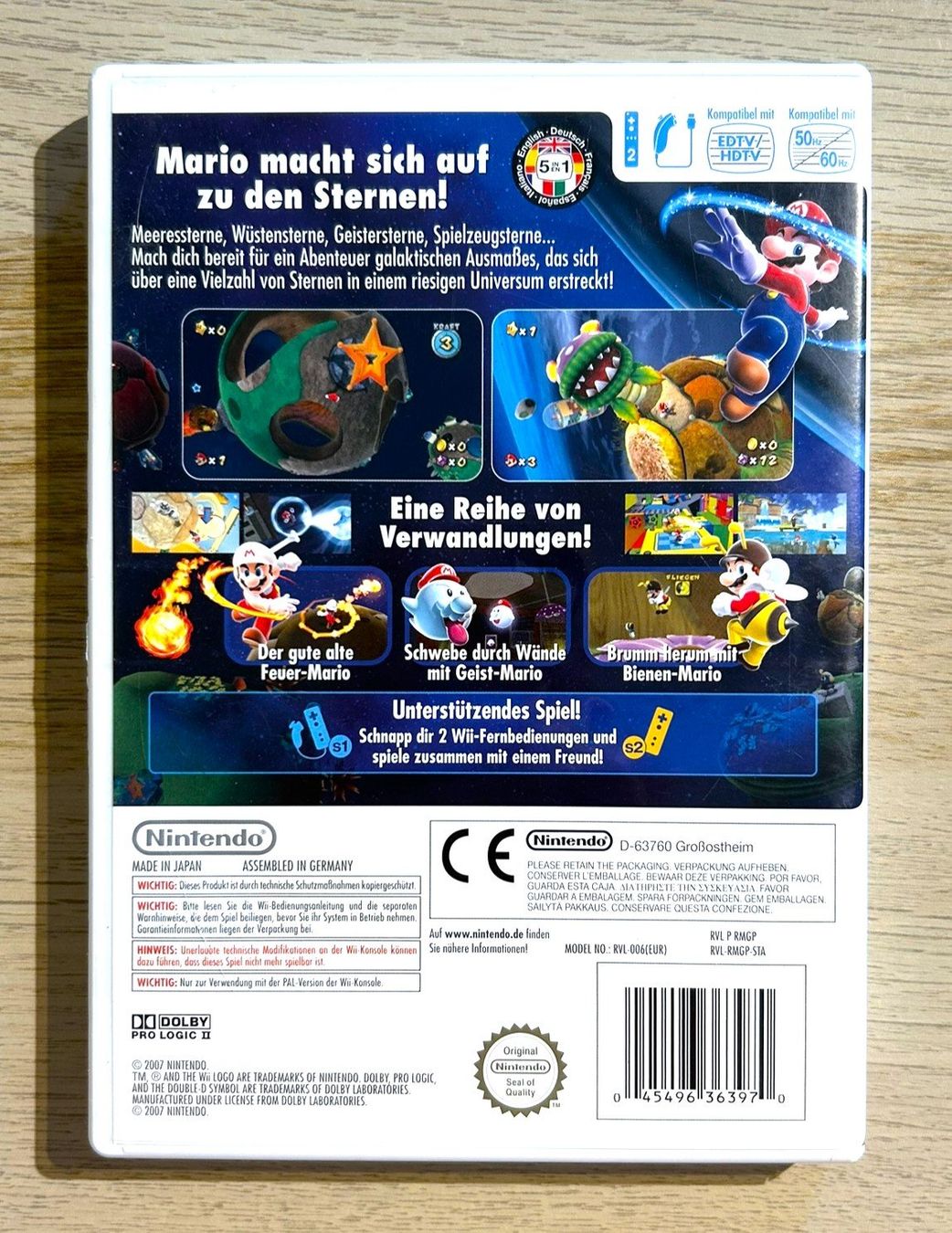 Nintendo Giochi: Super Mario Galaxy Nintendo Wii – Usato da St. Gallen venduto da Alpine.Arcade 1