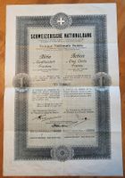 3 Aktien der Schweiz. Nationalbank - 1908/1933