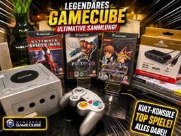 GameCube Komplett-Set – Konsole + 6 Spiele + Zubehör !