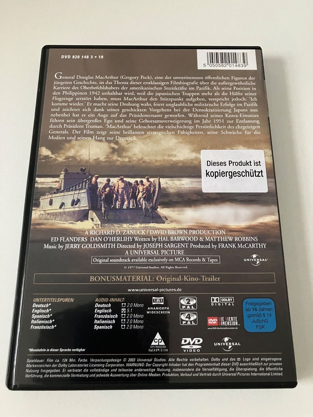 Alle DVDs: MacArthur - Held des Pazifik (DVD) Gregory Peck – Gebraucht aus Arbon von HelFer01 1