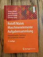 Roloff/Matek Maschinenelemente Aufgabensammlung 19. Auflage