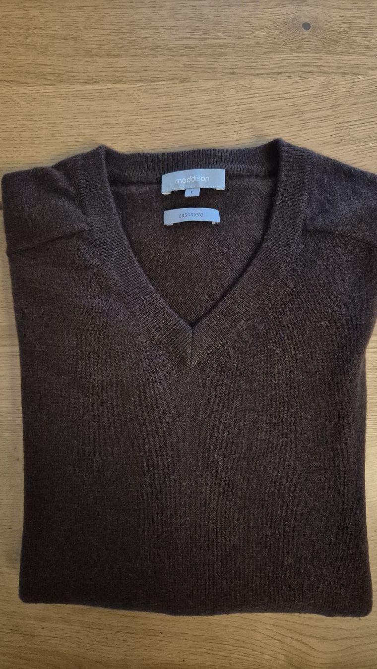 Maddison Maglioni & Felpe: Maddison Herren Kaschmir Pullover dunkelbraun Grösse L – Nuovo (secondo la descrizione) da Winterthur venduto da ann_7lxx 8
