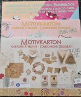 3 Stk. Motivkarton Farbkarton Motivblock