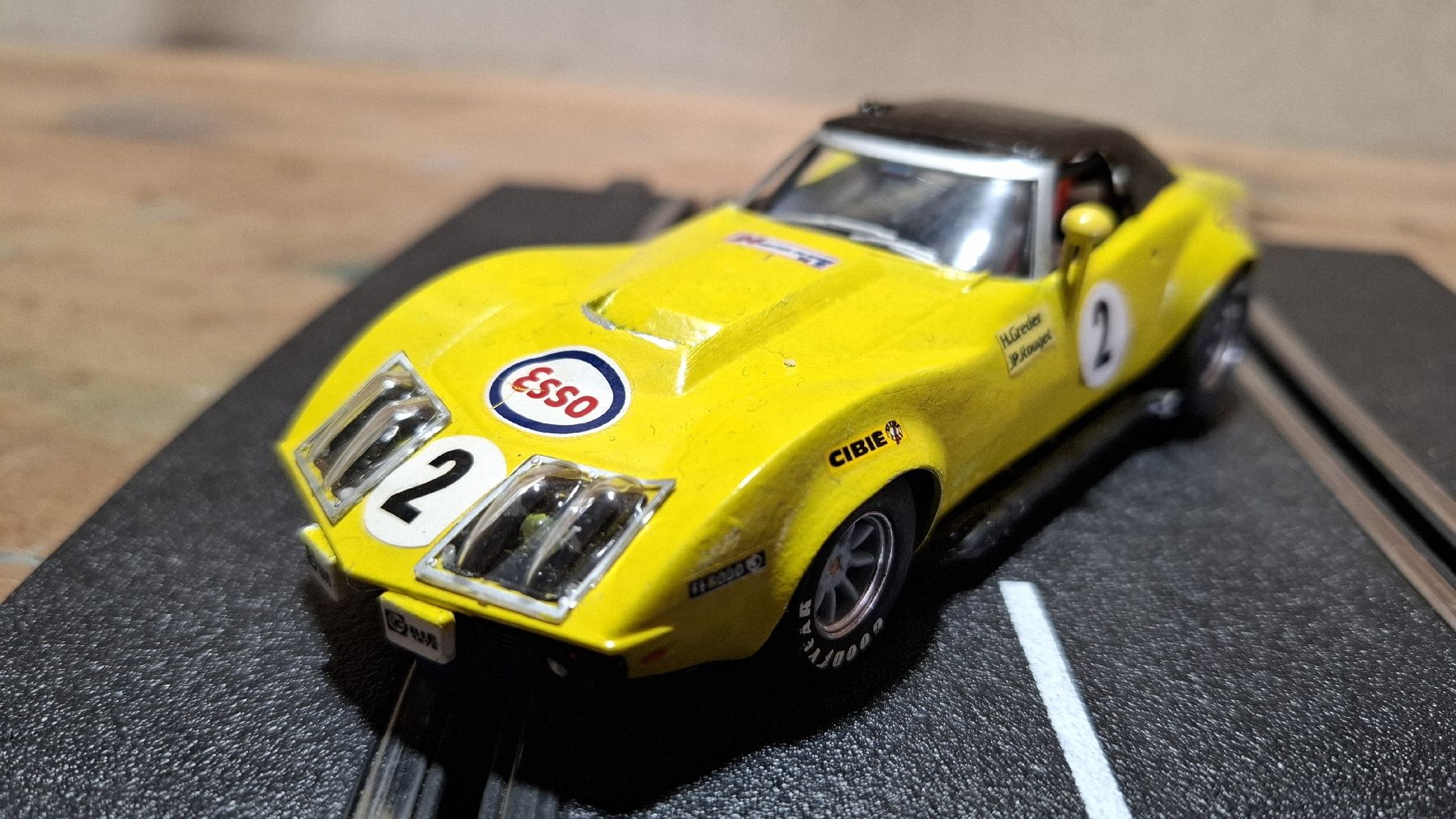 Modellautos: Slotcar Corvett – Defekt aus Flaach von Gommi81