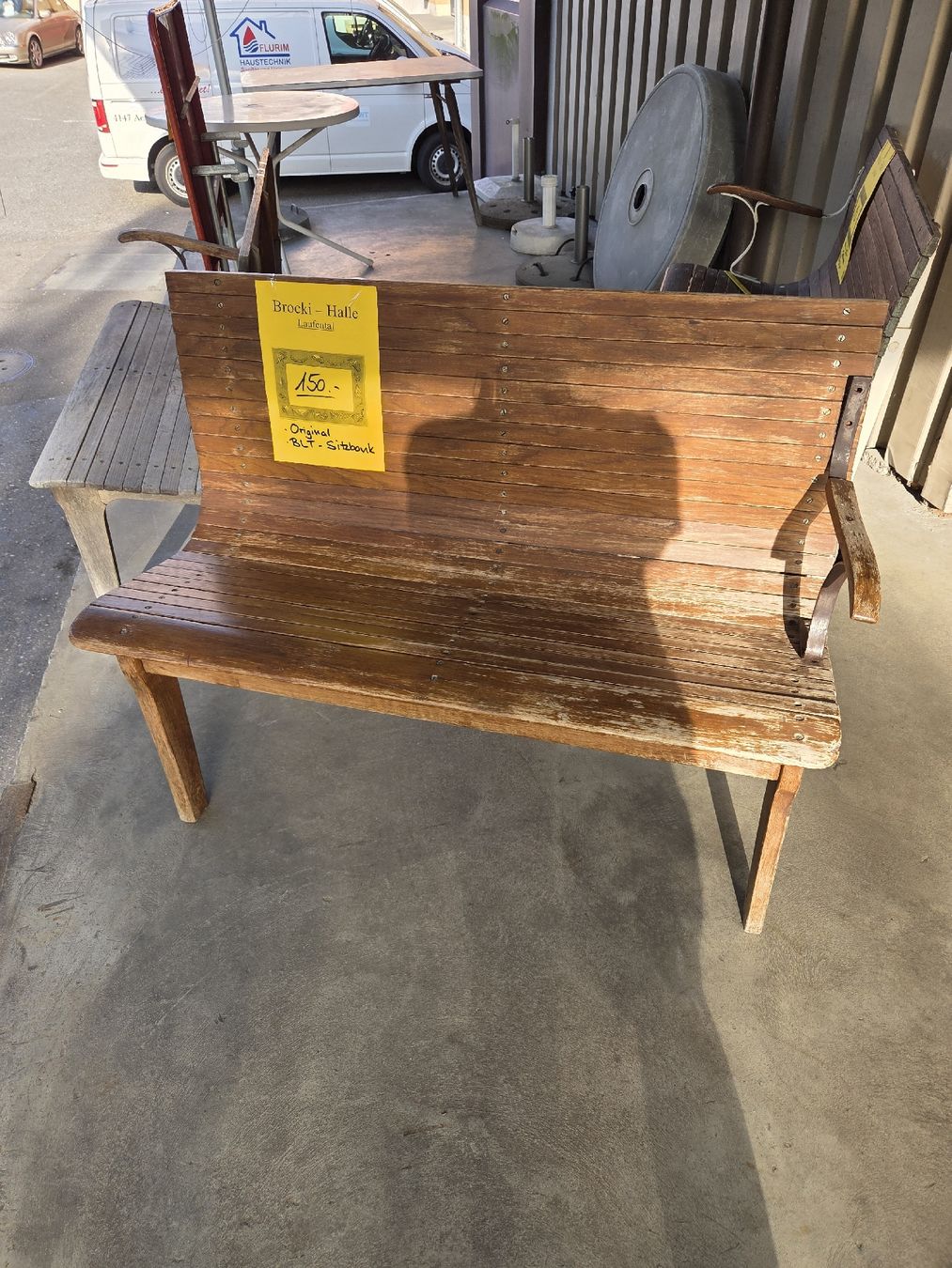 Panchine: antike original BLT - HOLZSITZBANK – Usato da Burg im Leimental venduto da Spuma87 2