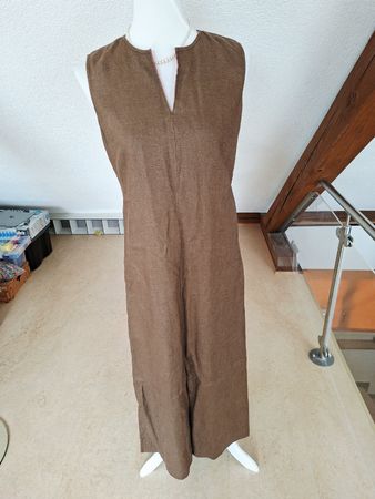 Liz Claiborne Leinen Kleid, Gr. 36, Braun, Neu mit Etikett