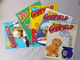 5 GARFIELD Magazine von 1987 - EHAPA Verlag (ohne Poster)