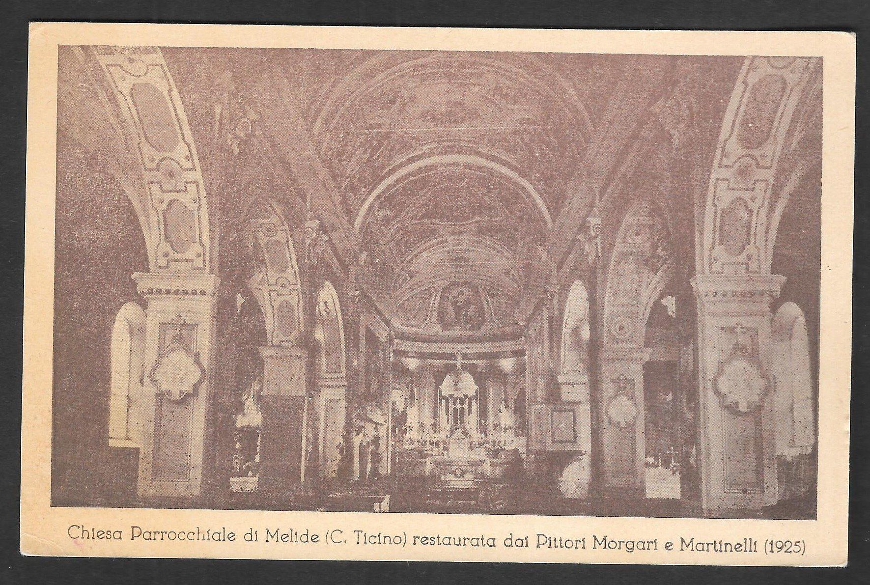 Cartoline postali: Melide Chiesa Parrocchiale – Usato da Olten venduto da clotaldi