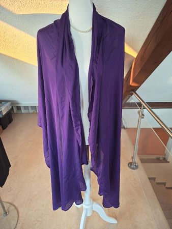 Sommer Schal Stola Schultertuch / von Boom Baba, Lila, Neu