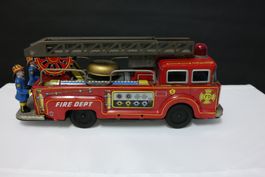Camion dei pompieri vintage latta, da collezione