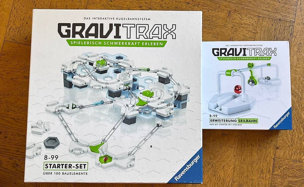 Ravensburger Baukästen: Gravitrax starter set + tyrolienne + trampoline – Gebraucht aus Genève von uly_pw9v