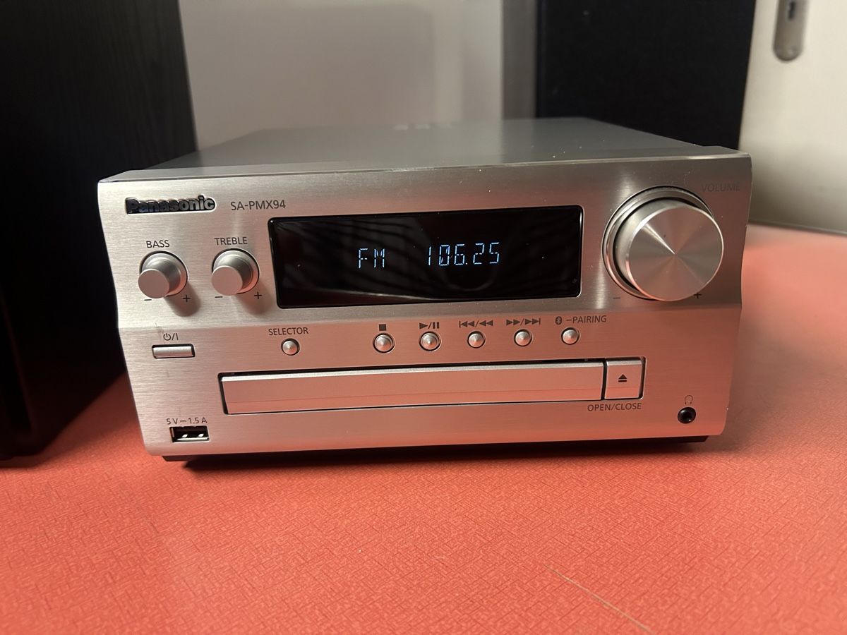 Panasonic Lettore multimediale & Streamer: Panasonic CD Stereo System SA-PMX94 m. FB & Lautsprecher – Usato da Lanzenhäusern venduto da vic63 2