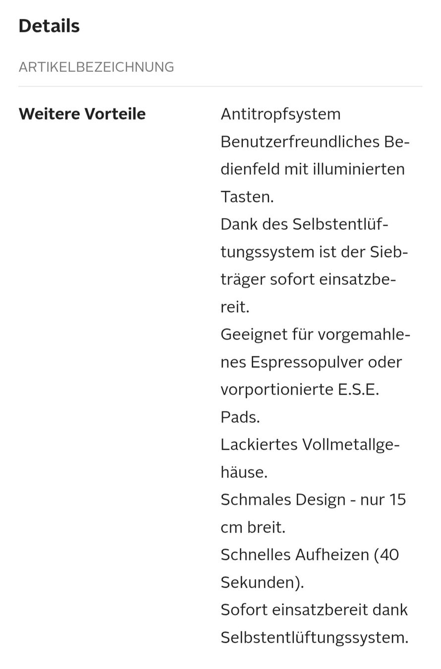 De'Longhi Kaffeemaschinen & Espressomaschinen: De Longhi Kaffeemaschine – Neu und originalverpackt aus Leibstadt von xMoreno93x 3