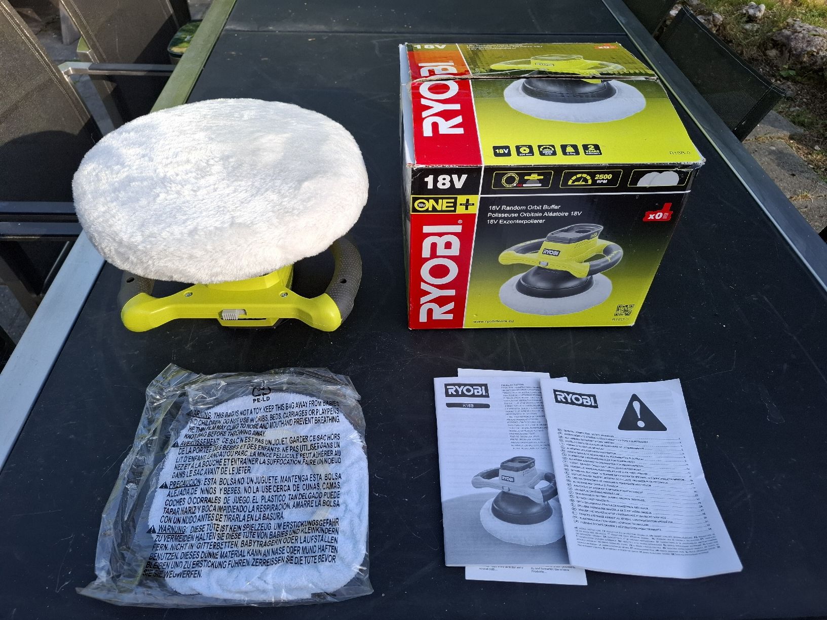 Ryobi Tutti gli attrezzi: Polisseuse Ryobi ONE+ 18V R18B-0  – Usato da Le Locle venduto da Maria.222