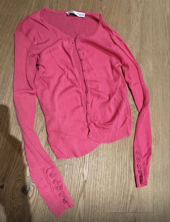 Zara Strickjacke, Grösse S, Himbeer-Farbe, Top Zustand
