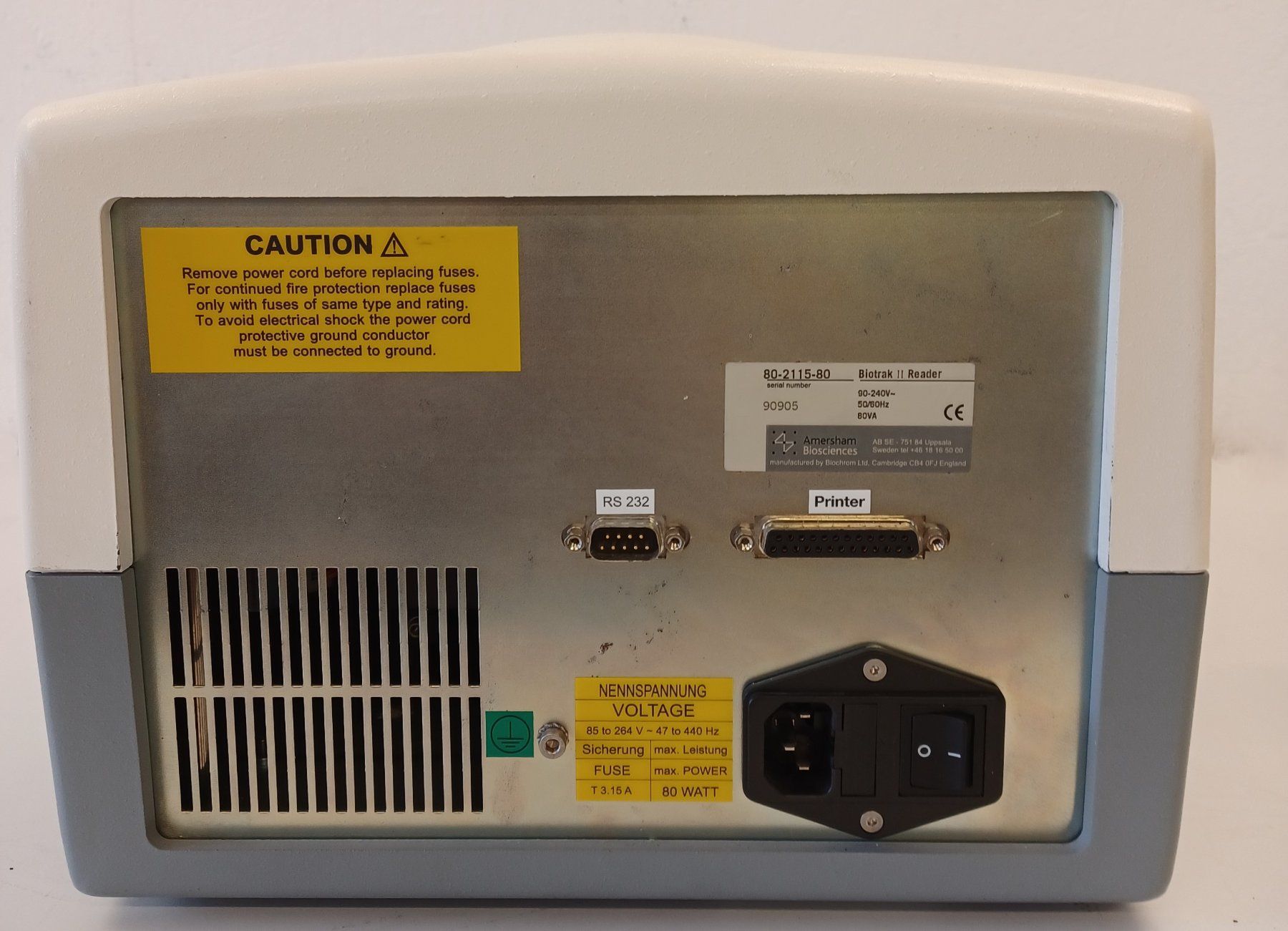 Accessori da laboratorio: Amersham Biotrak II Plate Reader – Usato da Niederdorf venduto da LeptonAG_Labor 2