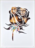 Death NYC Ltd Ed Pop Art Druck " Murakami Mona Lisa Rose