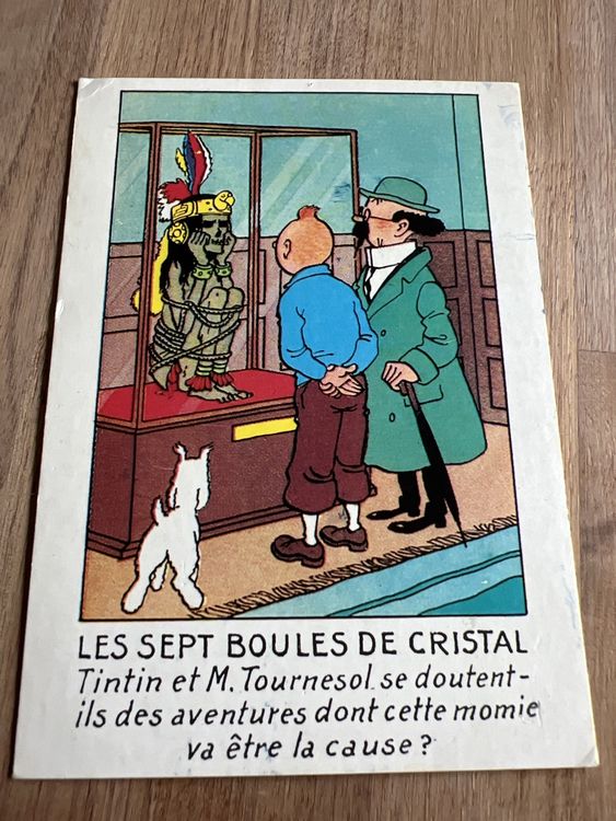 Figurine Tintin – Allan Thompson – Carte De Vœux 1972 – Moulinsart Métal