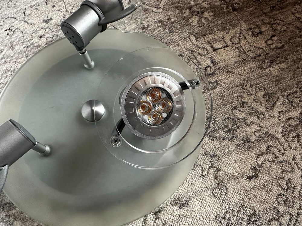 Moderne LED Deckenlampe 3-flammig, dimmbar, drehbar 3