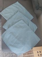 3 blaue Kissenbezüge gebraucht
