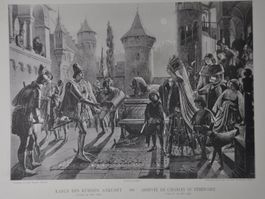Karls des Kühnen Ankunft in Gex 1476  v. Karl Jauslin