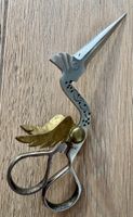 Antike Storchenschere Stickschere vintage Nähzubehör Schere