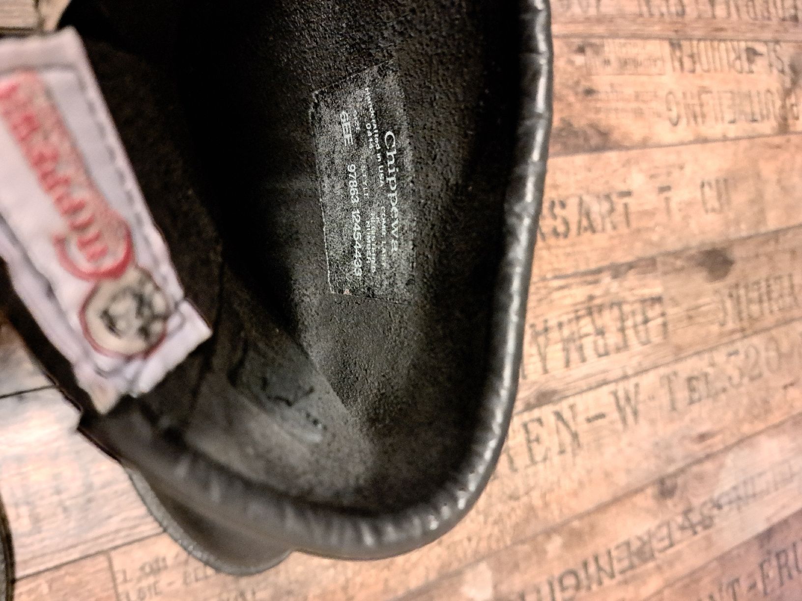 Scarpe da uomo: Bottes Chippewa cuir noir pointure 38 – Nuovo (secondo la descrizione) da Loveresse venduto da man_25yf 4